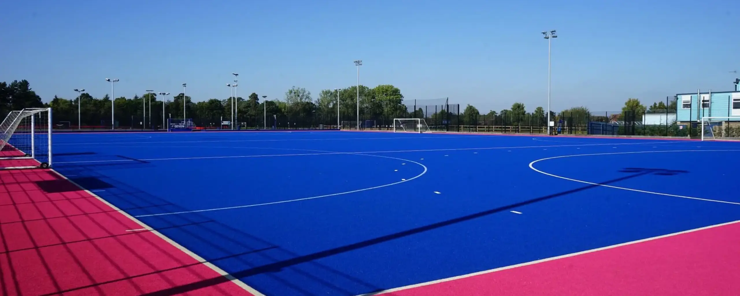 Ipswich School AstroTurf sports pitch.