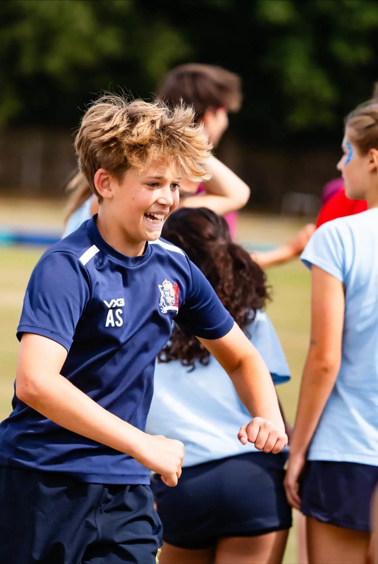 Ipswich School pupil running
