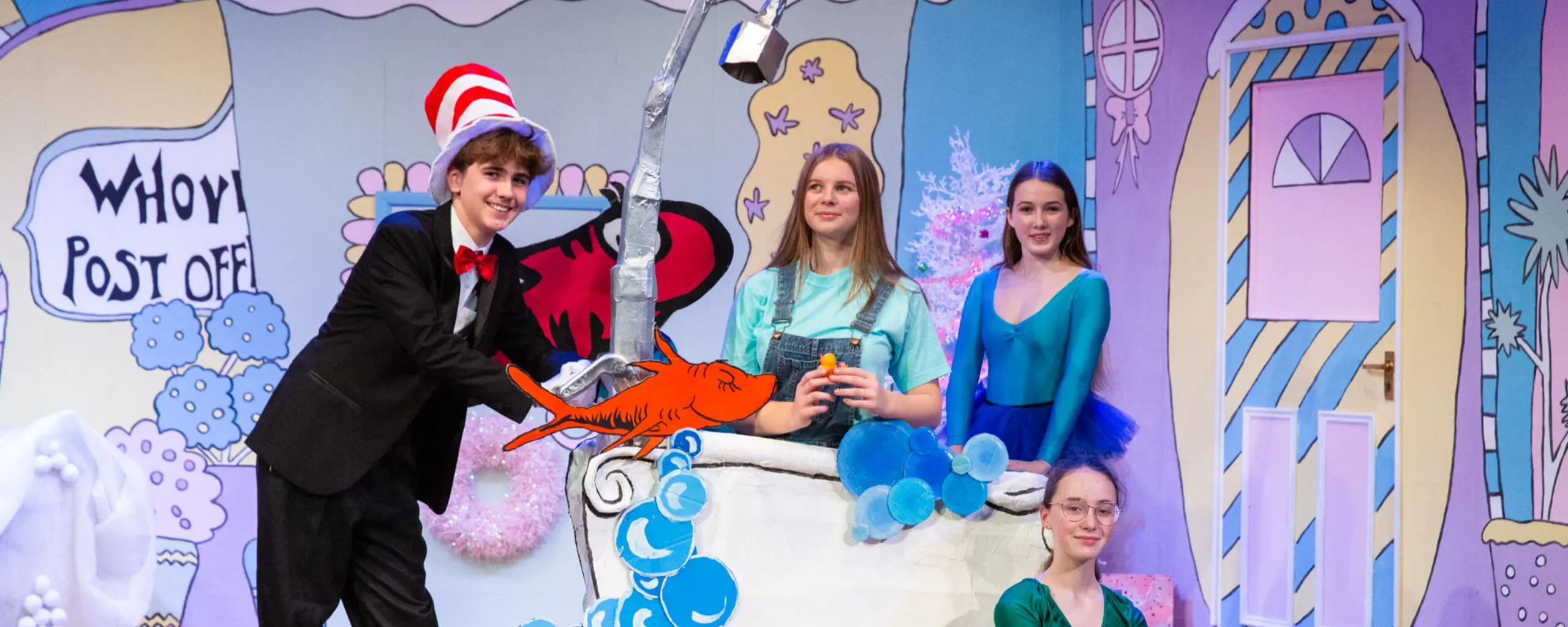 Ipswich School students performing in a drama production of Seussical Jr. The Musical (1)